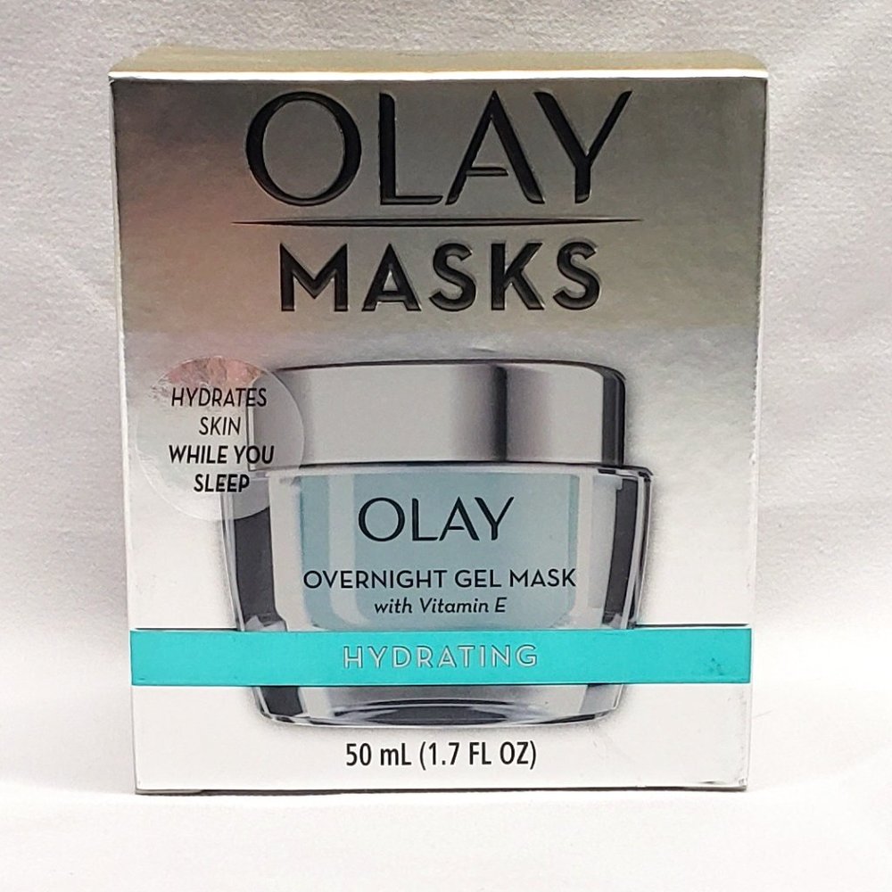 OLAY Masks Hydrating Overnight Gel Mask with Vitamin E 1.7oz/50ml